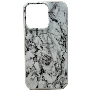 iPhone 13 Pro Phone Case w/ MagSafe - White Marble Glossy - Heyday